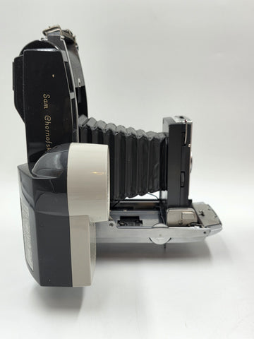 Vintage Polaroid Electric Eye Land Camera Model 900 w/ Original Leather Case Box