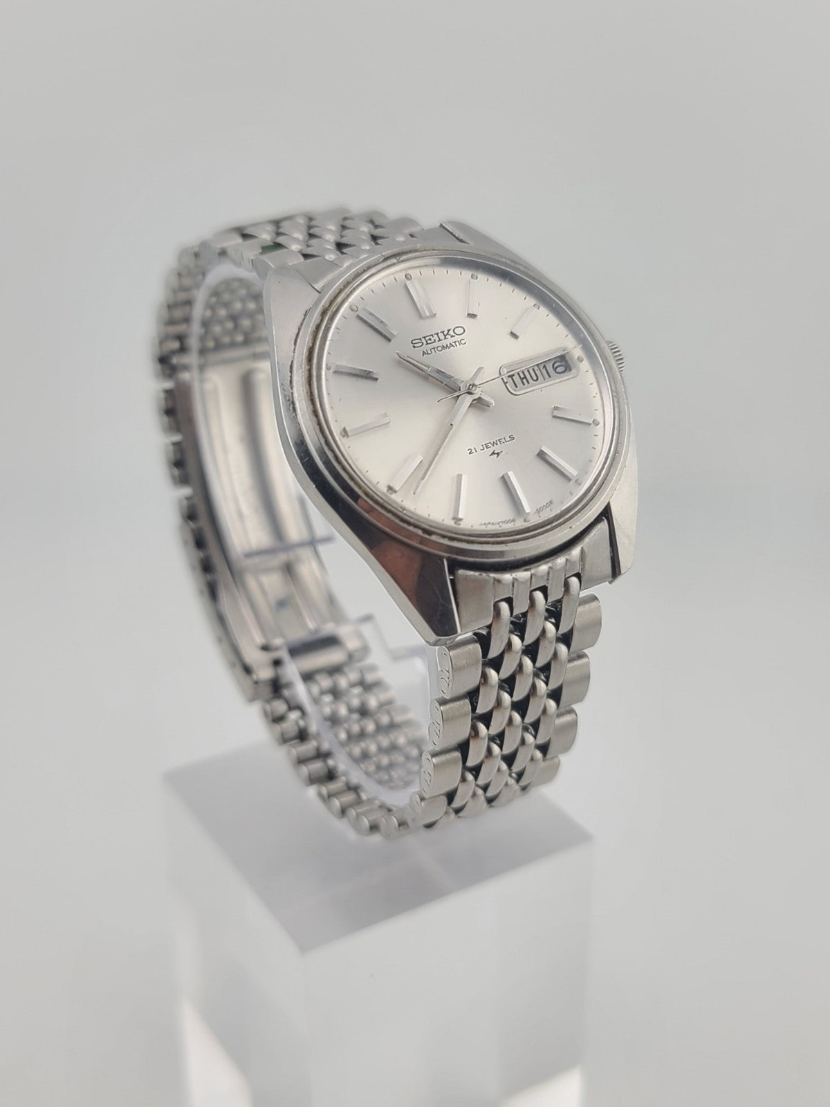 Seiko Watch Automatic 21 Jewels Vintage Mechanical Wristwatch 7006 8000 Rare