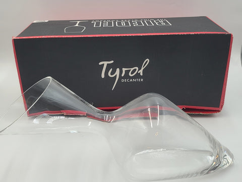 Large Hand Made Riedel Mouth Blown Tyrol Crystal Wine Decanter (Brand New)