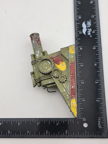 Antique Set Of 2 Manoil Barclay Metal Cannon Artillery Spring Firing Action. 5".