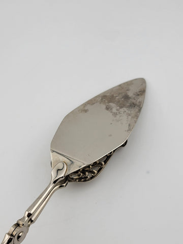 ORNATE STERLING SILVER HANDLE PASTRY  SERVER (MADE IN GERMANY)