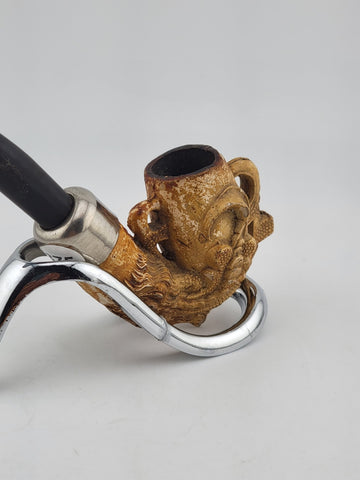 RARE 1940's COLLECTIBLE MEERSCHAUM SMOKING PIPE FALCON EAGLE CLAW