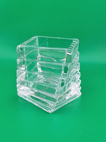 Vtg ROSENTHAL Studio-Linie Crystal Turnus Geometric Vase/Candle Holder Germany