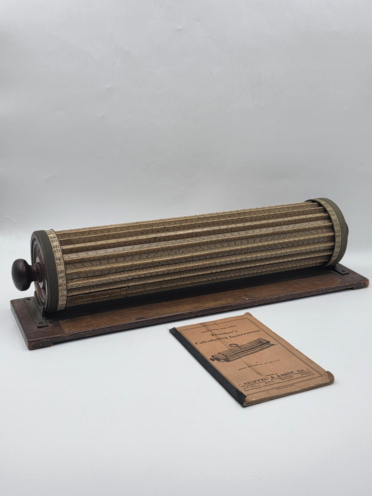 1920 Keuffel & Esser Thatcher's Calculating Instrument Model 4093 w/ Manual