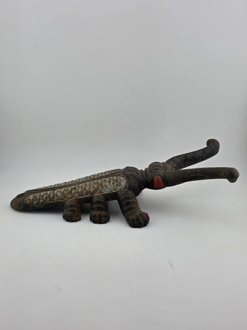Antique Cast Iron Scarab Beetle Boot Jack Mfd. Spaulding Metal Works Nashua NH