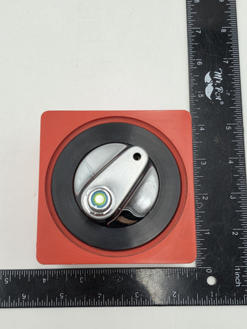 Rare 1970 Pierre Cardin Midcentury Red Plastic French Table Lighter. Untested