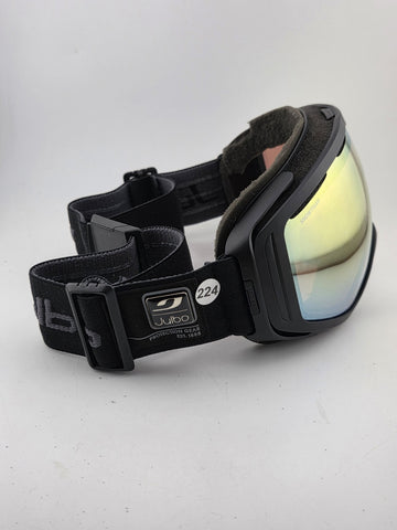 Julbo SnowTiger Ski Goggles Gold Lens Black Frame Snowboard Winter Gear. Read.