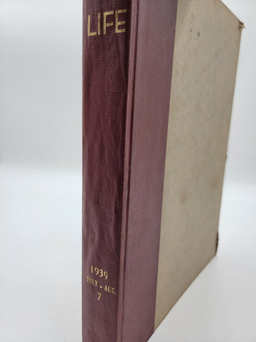 Life Magazine July - August 1939 Library of Congress Complete Issues Mint Bound
