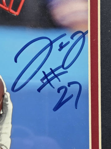 J.C. Jackson Signed 8x10 Photo Framed Patriots Auto JSA COA Super Bowl Champ