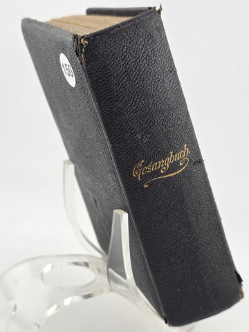 Rare 1900 German Evangelical Hymn Book Gesangbuch Rheinland Westfalen Leather