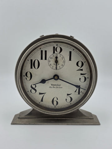 Antique 1927  Westclox  Big Ben Deluxe Alarm Clock Stock Market Crash Special VG