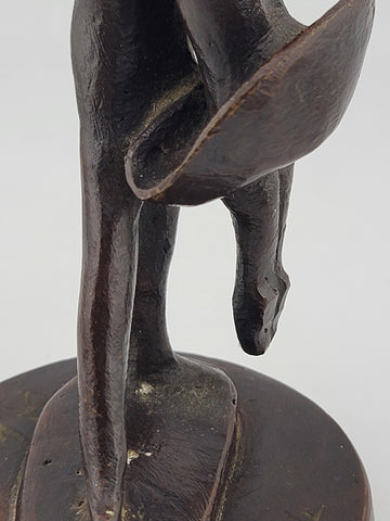 Rare Collectible Jose Almanzor, Bronze Dancers, Mexican School Bronze Sculpture.