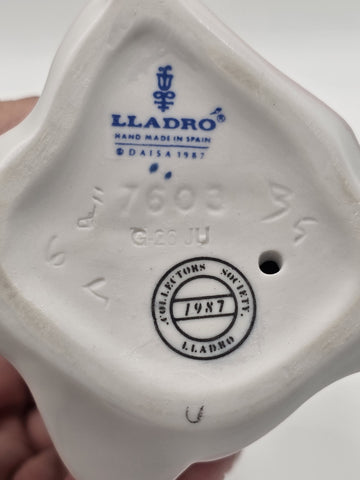 Lladró 7603 Spring Bouquet 1987 Limited Edition Collector's Society Piece w/Box