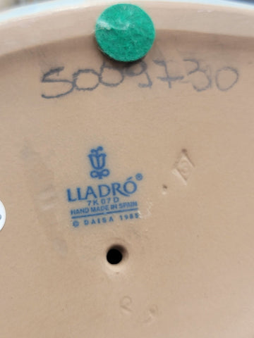 Rare Vintage Retired LLADRO Eskimo Girl With Cold Feet # 2157. New In Box.