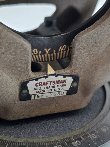 Vintage Craftsman Survey Level Transit w/ Orig. Case – VTG Optical Tool