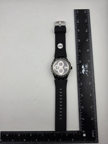 Swatch Right Track SVGB400 Automatic Chronograph Swiss Watch. Works. Read.
