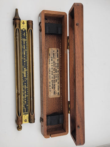 Rare Antique Louis Eitzen Visgage Oil Viscosity Comparator Instrument w/ Case