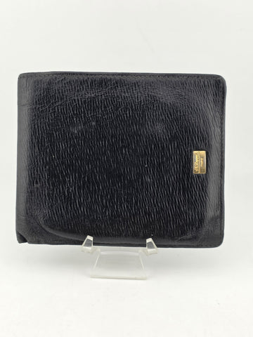 Vintage ST. DUPONT PARIS Soft Black Leather Bifold Wallet Rare 5” Long. 6 Slots