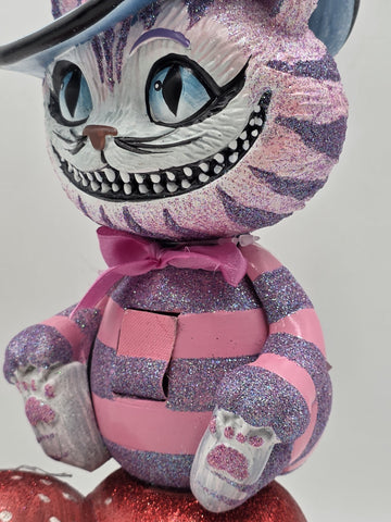 Kurt S. Adler HA0573 Hollywood Cheshire Cat Nutcracker, Multi-Colored, 15"