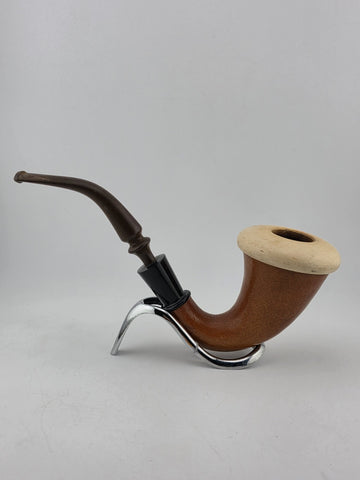 Rare Antique 1940's KAYWOODIE Gourd Meerschaum Calabash Vintage Estate Pipe