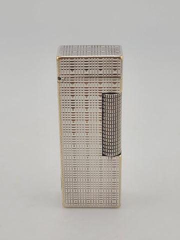 Vintage Dunhill Rollagas Silver Tone Made in Switzerland Clean Cond. Untested.