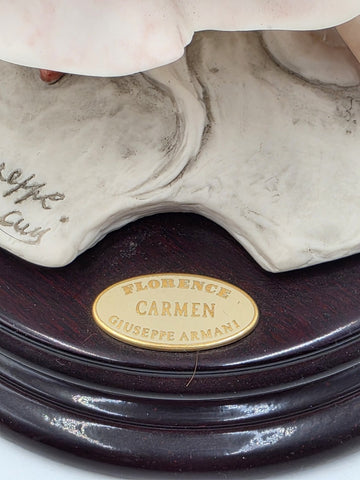 RARE Giuseppe Armani Carmen 1532C  Limited Ed Sculpture Italy 239/5000 W COA