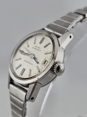 Vintage Girard Perregaux Gyromatic Silver Plated Ladies Watch. Excellent Cond.