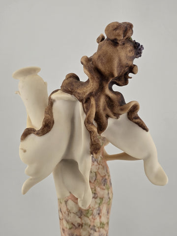 Rare Guiseppe Armani Lady with Amphora Porcelain Figurine 12" Florence Italy