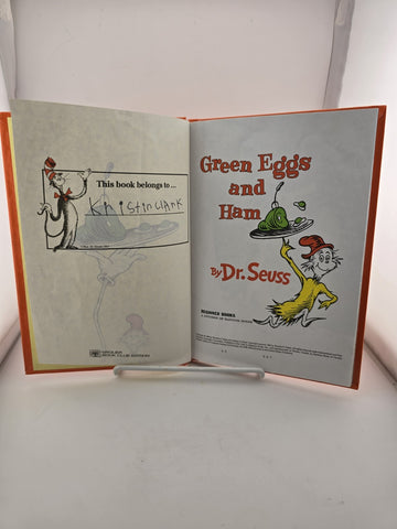 Vintage Hardcover: Green Eggs and Ham book Dr. Seus 1st Book Club