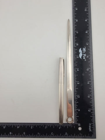 1968 Tiffany & Co Sterling Silver Pen & Letter Opener Promo Set w Box Provenance