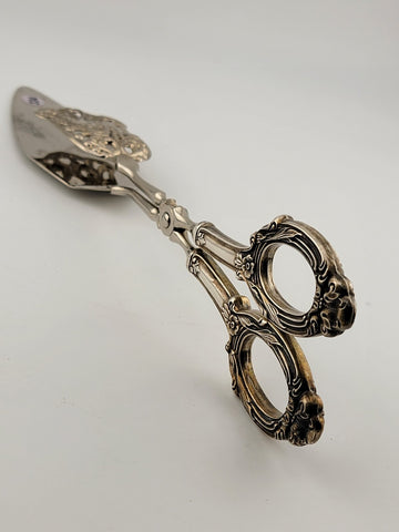 ORNATE STERLING SILVER HANDLE PASTRY  SERVER (MADE IN GERMANY)