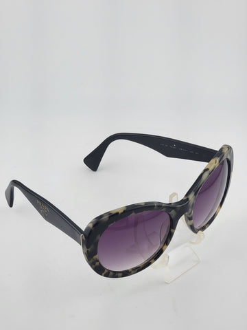 RARE Vintage Authentic PRADA Ladies Havana Matte Brown Sunglasses SPR 12P.