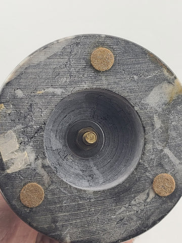 Antique 19th C Bronze Cupid Statue Clément Moreau Sculpture on Marble Base 9"