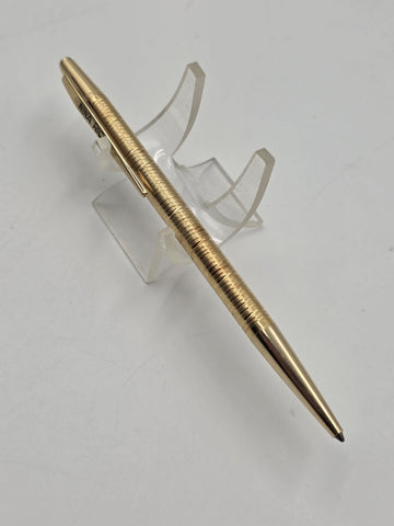 Vintage Montblanc Noblesse Gold Plate Ballpoint Pen Nina Ricci CoBranded Germany