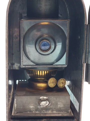 RARE LARGE ANTIQUE 1890'S MAGIC LANTERN, MODEL 386, GEORG CARETTE, GERMANY.
