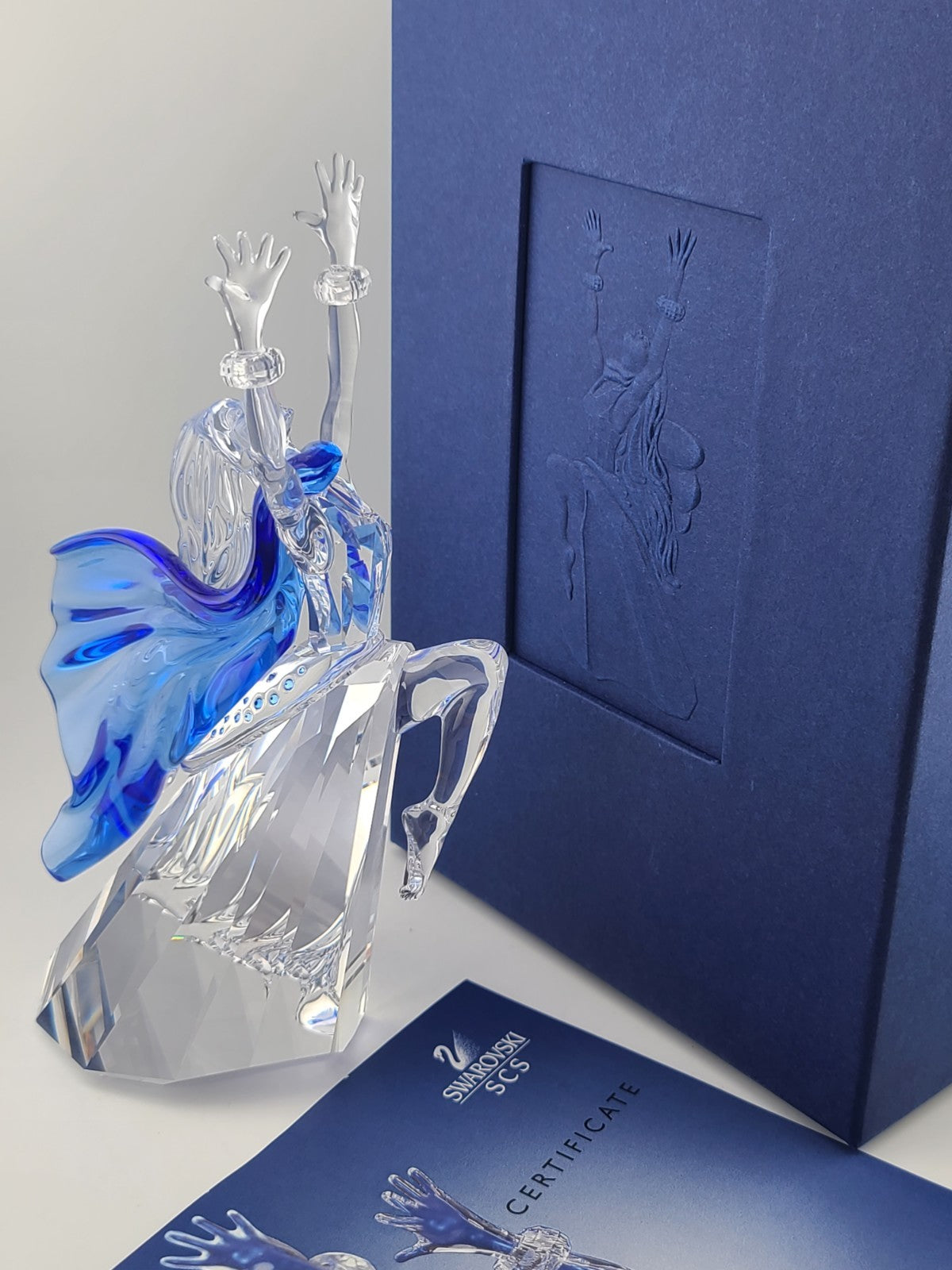 Swarovski Crystal Isadora Magic of Dance 2002 christmas gift w box COA- B3-L45