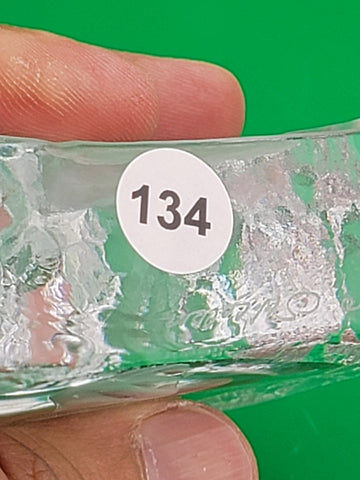 VINTAGE 1960'S MODERNIST LITTLE MERMAID SIGNED NYDRO CRYSTAL SCULPTURE - SWEDEN