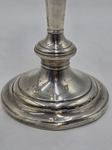 Antique Pair Of 1920's Gorham Sterling Silver Candelabra 5 Candle Holders. #638.