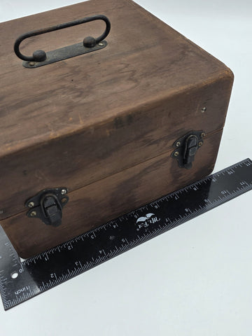 WWII US Army Air Corps A-10 Bubble Sextant Agfa Ansco Aircraft Navigation Case