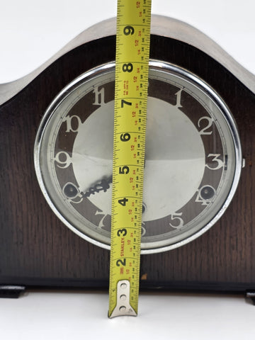 Antique British Bentima Westminster Clock, Art Deco. Working. Read.