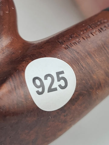 Vintage Italian Handmade Figural Carved Briar Tobacco Pipe Face Head Made Italy