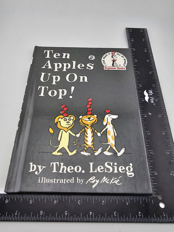 Vintage Hardcover: Ten Apples Up on Top! book Dr. Seus 1st Book Club