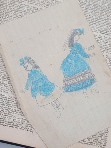 Rare Antique 1870's Illustrated Family Holy Bible W 1400 Engravings &Handwriting
