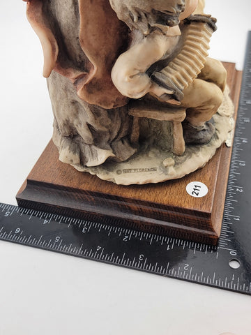 Vintage Giuseppe Armani LE Capodimonte Sculpture, 4 Children Playing Instruments