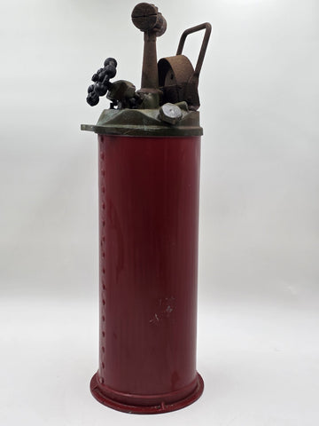 Antique Empty Pyrene 1 Gallon Air Pressure Fire Extinguisher Copper Body Vintage