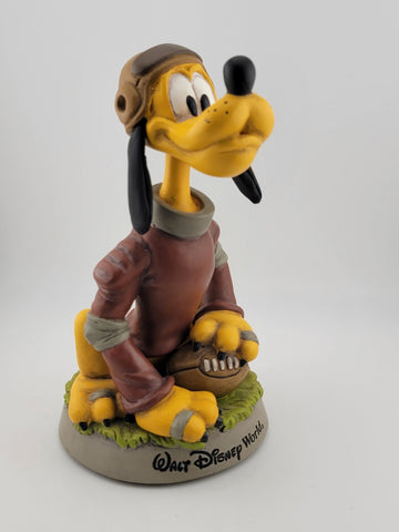 Disney Pluto Leather Helmet Football Bobblehead Figurine- Disney World Resort