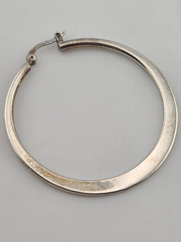 Rare Authentic Vintage TIFFANY & CO. STERLING SILVER ELSA PERETTI HOOP EARRINGS