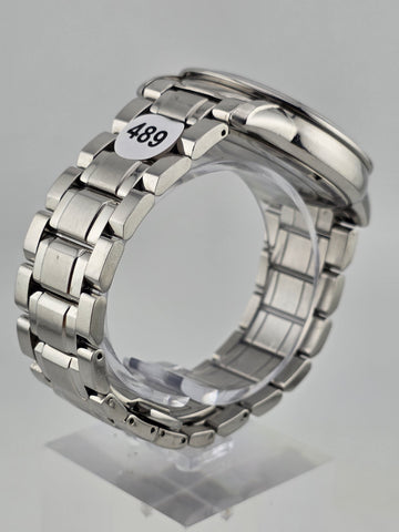 Bulova BVA 21-Jewels Skeleton Dial Men's Watch 96A119 Stainless Steel. Working.