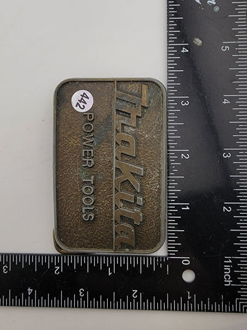 Lot Of 4 Vintage Collectible Belt Buckles. Remington, J. Deer, Makita, Eagle.
