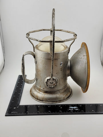 Railroad Coal Miner's Lantern Lamp-Delta Electric Co. Powerlite C 1950. Untested